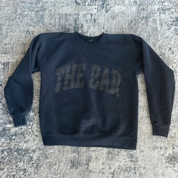 The bar varsity sweatshirt shop